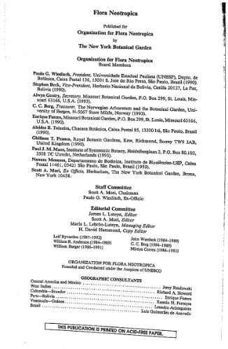 Cecropiaceae: Coussapoa and Pourouma, with an Introduction to the Family