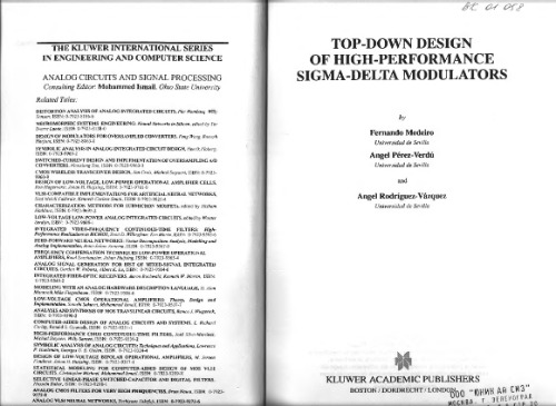 Top Down Design of High-Performance Sigma-Delta Modulators