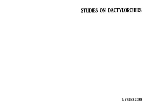 Studies dactylorhids