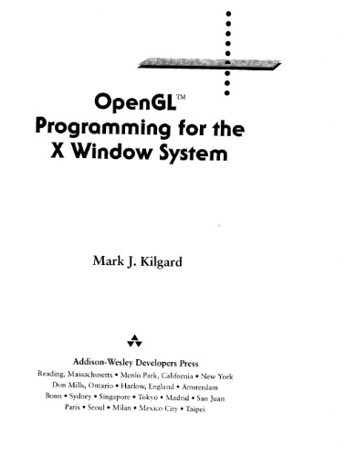 Open GL. Programming for X-Windows system