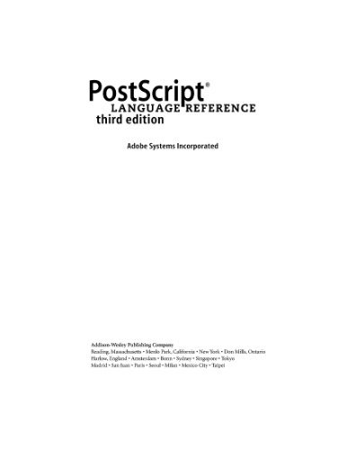 PostScript language reference