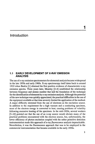 Quantitative X-ray Spectrometry