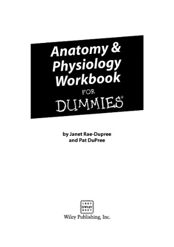 Anatomy & Physiology Workbook For Dummies