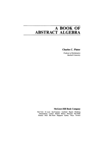 A Book of Abstract Algebra