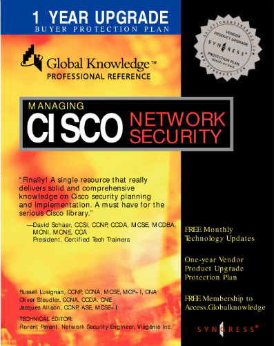 Managing Cisco Network Security