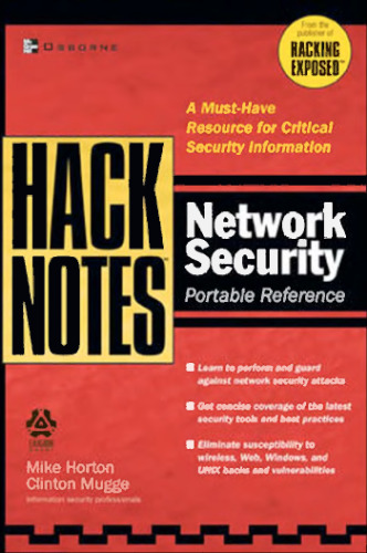 HackNotes(tm) Network Security Portable Reference