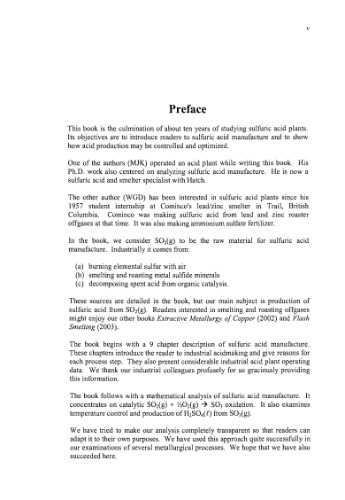 Sulfuric Acid Manufacture