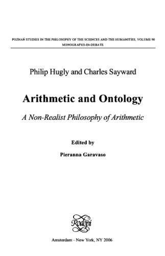 Arithmetic and Ontology: A Non-Realist Philosophy of Arithmetic