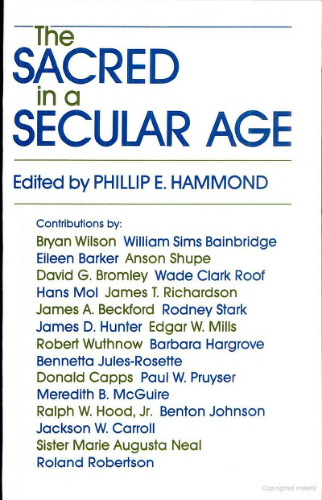 The Sacred in a Secular Age: Toward Revision in the Scientific Study of Religion