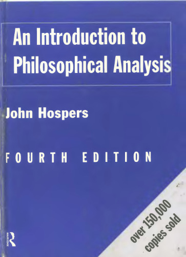 An Introduction to Philosophical Analysis - Fourth Edition