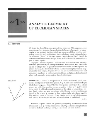 Introduction to Linear Algebra (Math)