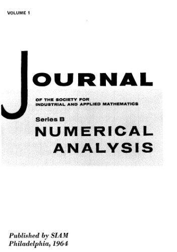 Journal SIAM series B on Numerical Analysis (1964-1965)