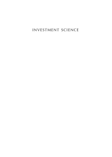 Investment science