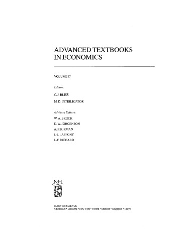 Stochastic methods in economics and finance