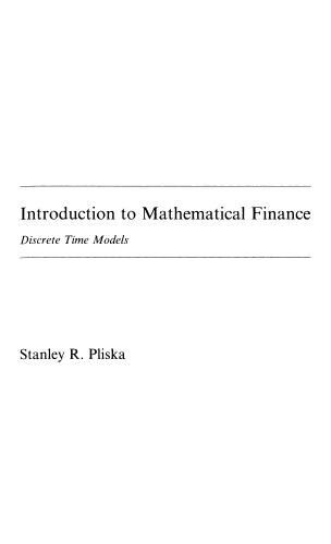 Introduction to mathematical finance: Discrete time models