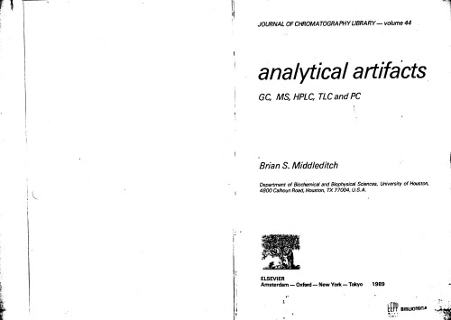 Analytical Artifacts