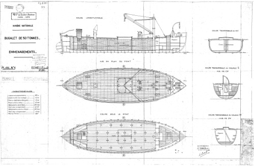 Чертежи кораблей французского флота Bugalet 1928