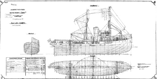Чертежи кораблей французского флота BUFFLE 1939