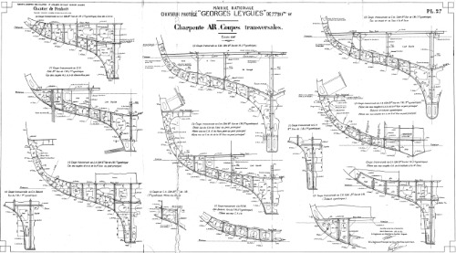 Чертежи кораблей французского флота - GEORGES LEYGUES 1936