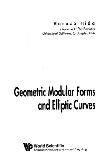 Geometric Modular Forms and Elliptic Curves