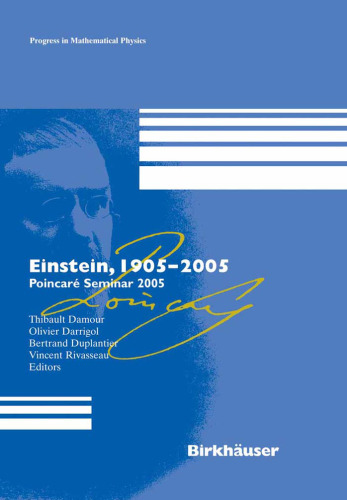 Einstein, 1905-2005: Poincare seminar 2005