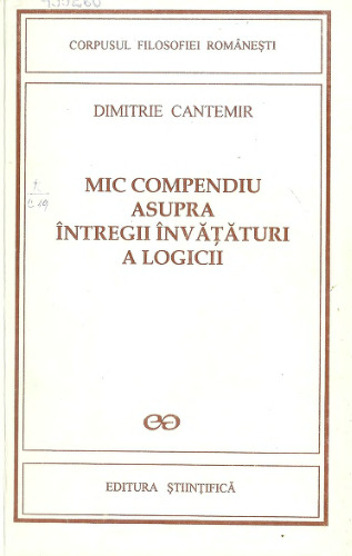 Mic compendiu asupra întregii învăţături a logicii