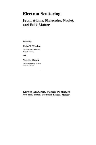 Electron Scattering from Atoms, Molecules, Nuclei, and Bulk Matter