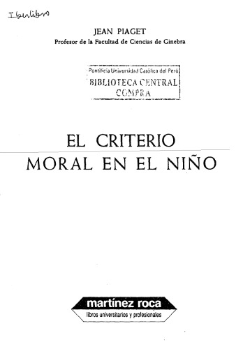 El criterio moral en el nino