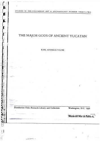 The Major Gods of Ancient Yucatan