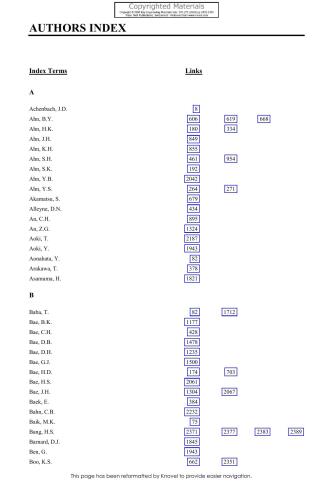 Advances in nondestructive evaluation : proceedings of the 11th Asian Pacific Conference on Nondestructive Testing, Jeju Island, Korea, 3-7 November 2003