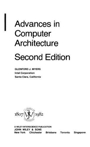 Advances in computer architecture