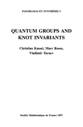 Quantum groups and knot invariants