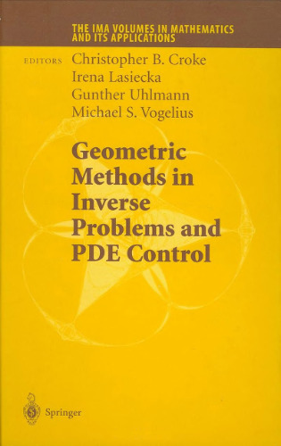 Geometric Methods in Inverse Problems and PDE Control