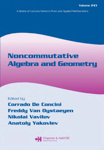 Noncommutative algebra and geometry