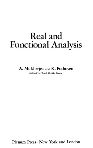 Real and functional analysis