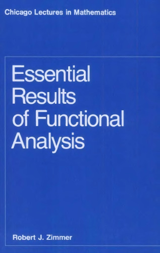 Essential results of functional analysis