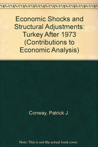 Economic shocks and structural adjustments : Turkey after 1973