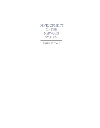 Development of the Nervous System