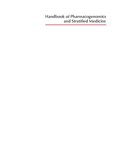 Handbook of pharmacogenomics and stratified medicine