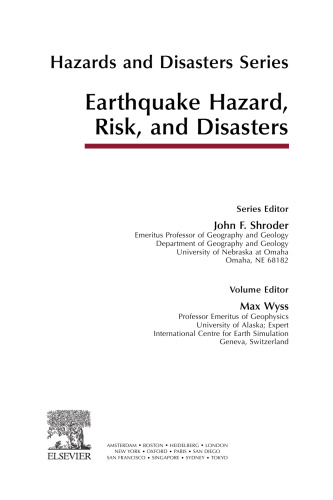 Earthquake hazard, risk, and disasters