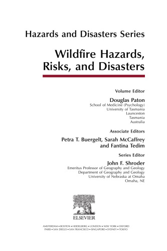 Wildfire hazards, risks and disasters