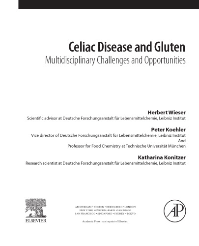 Celiac disease and gluten : multidisciplinary challenges and opportunities