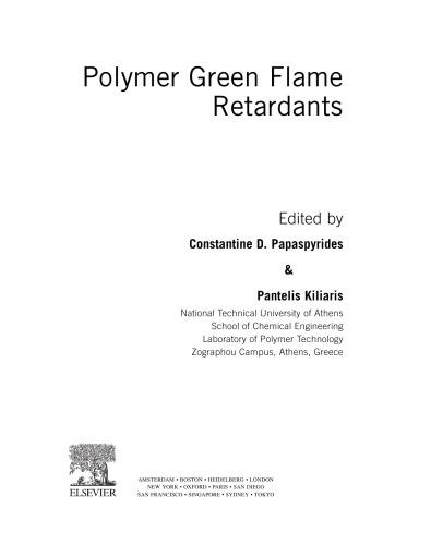 Polymer green flame retardants