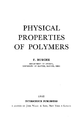 Physical Properties of Polymers