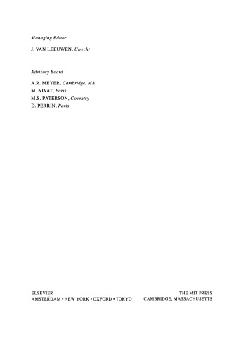 Handbook of Theoretical Computer Science. Volume B: Formal Models and Semantics