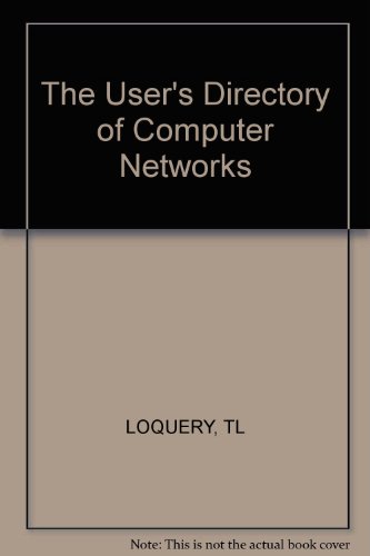 The User's directory of computer networks