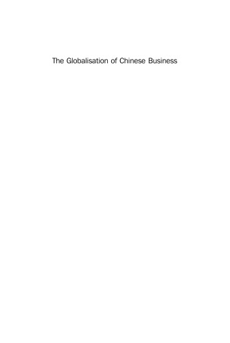 Globalisation of Chinese business : implications for multinational investor