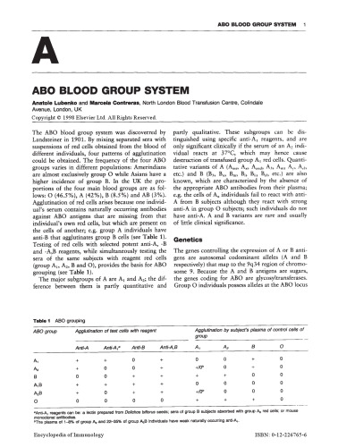 Encyclopedia of immunology