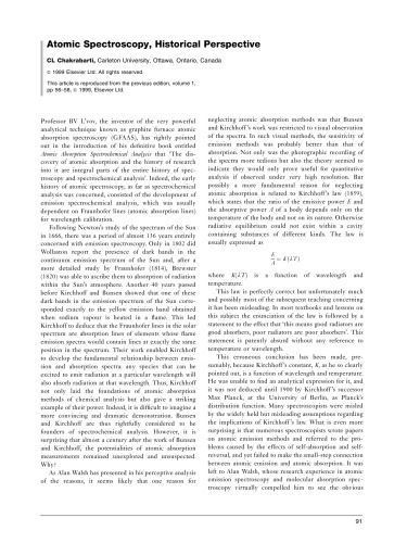 Encyclopedia of spectroscopy and spectrometry