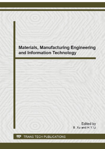 Materials, manufacturing engineering and information technology